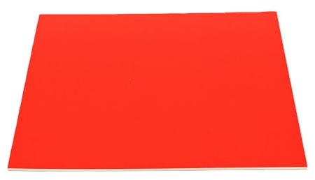 Huairdum 8 Hojas de Madera Contrachapada Roja de Doble Cara, Hojas de Tilo, Tableros de Madera Contrachapada para Cortar, Grabar, Manualidades, Fabricación Arquitectónica de Modelos, 11.81 X 11.81 X