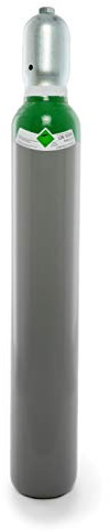 Argon 4.6 10 Liter Argonflasche Gasflasche zum WIG MIG Schweißen kürzlich geprüft mit aktuellem TÜV bis 2024