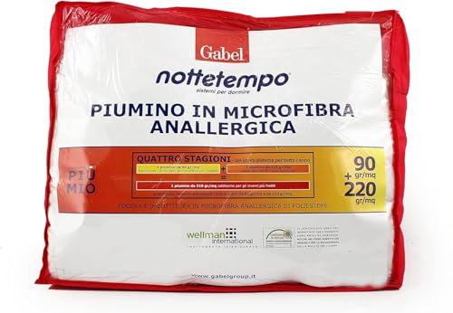 Gabel Nottetempo Piumino, Poliestere, Bianco, Una Piazza e Mezza