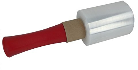 Handystretchset 5 Rollen Mini Stretchfolie/Bündelstretchfolie 100 mm x 140 m x 23 my transparent + 5 Abroller