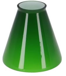 arterameferro Verre de Remplacement pour Lampe ministérielle Laiton Vert Churchill Banquier 11 cm