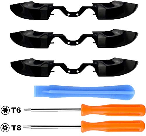 GOZAR Bouton De Pare-Chocs LB Rb De Rechange Et Amortisseur Avant pour Contrôleur Xbox One Elite