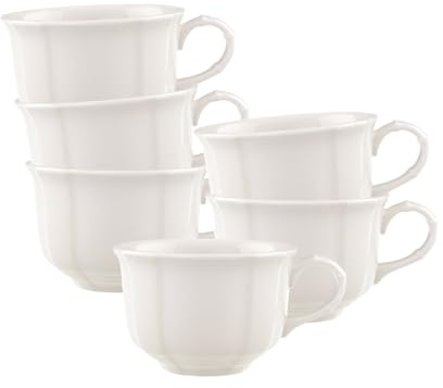 Villeroy & Boch Manoir 1023961270 Lot de 6 tasses à thé en acier inoxydable EKM Living