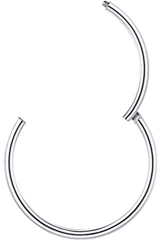 PROSTEEL Nasenpiercing Ohrpiercing 20G/18G Chirurgenstahl Universal Piercing für Nase Septum Ohr Helix Tragus Edelstahl/18k vergoldet 6/7/8/9/10mm Piercing Schmuck für Männer Frauen