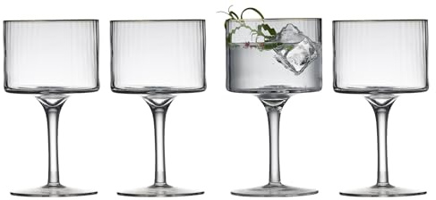 Lyngby Glas Palermo Gold Gin & Tonic Glas, Cocktailglas, 45 cl, 4 Stck.