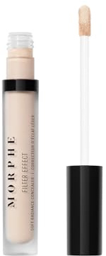 Morphe Filter Effect Soft Radiance Concealer - Buildable Coverage Liquid Concealer Face Makeup with Hyaluronic Acid & Pomegranate Extract & a Natural Radiant Finish - Light 2 (Cool) (0.12 fl oz)