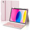 IVEOPPE Tastiera iPad 10/11 Generazione, Cover Tastiera Italiano Bluetooth Retroilluminata Staccabile per iPad 10 Generazione 10.9 2022/11 (A16) Generazione 11 2025, Rosa