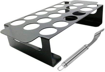 Parrilla para Herramientas Descorazonadoras de Acero Inoxidable, 1 Juego