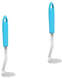 Alipis 2 Piezas 304 Prensador De Patatas De Mano Triturador De Papas Pequeño Triturador De Papas a Mano Pasapurés De Papa Prensa De Patatas Triturador De Comida para Bebe Blue