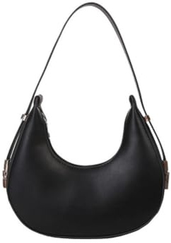 Mezzaluna Mezza Luna Retro Borsa a tracolla per le donne - Mini pochette con chiusura a cerniera