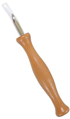 STOBOK Stickstift Mit Holzgriff Punch Needle Nadelfilz Einfädler Für Sticktücher Bastelwerkzeuge DIY-nähen Aus Hochwertigem Holz Und Metall
