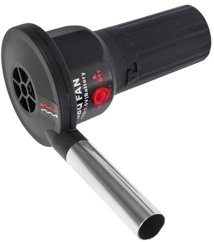 ROMISBABA Ventilador de Mano Eléctrico de Encendido Rápido Soplador de Portátil para Barbacoa Ideal para Senderismo al Aire