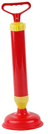 Mikikit Bathroom Plungers and Sewer Closestool Unblocking Tool, Plastic Material, 2pcs Set, Suitable for Toilet Drain Clogging Solution in Home Bathrooms