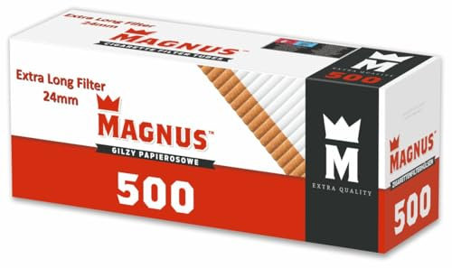 Magnus Extra Long Filter Hülsen 24mm (10 x 500 Stück)