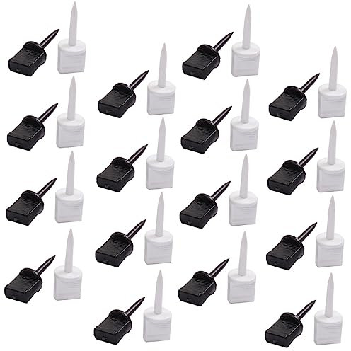 DECOMELODY Nylon Bogenschießen Nägel 6,5/5,4cm Kunststoff Outdoor Zielbefestigung Für Papier Und Eva Ziele Jagdzubehör Wettkampf Und Training