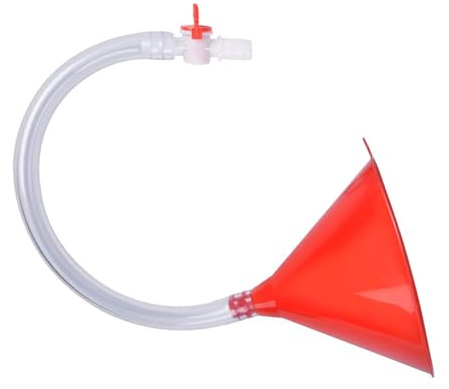 Itkcozcg Beer Funnel with for Precise Flows Control Spill Proof Beverage Dispenser Drink Pouring Tool BBQ