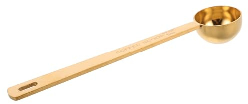 HOLIDYOYO Cuillère Doseuse en Acier Inoxydable 5ml à Long Manche avec Design Gradué pour Mesurer Café et Poudre de Lait, Cuisine et Décoration Maison