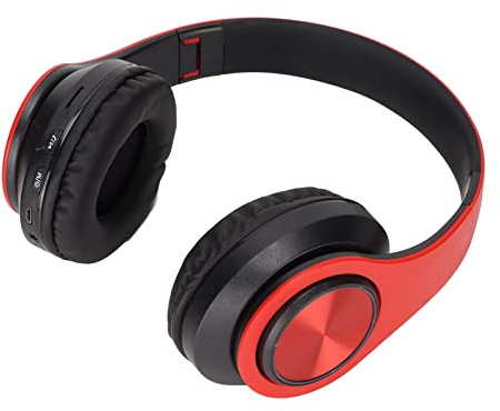 Goshyda Cuffie Wireless Sopra L'orecchio con Cancellazione del Rumore con Paraorecchie Morbide per Cellulare, PC, Giochi da Viaggio, Dimensioni Regolabili (#1)