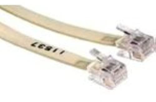 Microconnect RJ12/RJ12 10m cavo telefonico Bianco