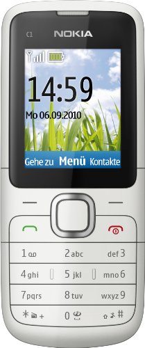 Nokia C1-01 Handy (Ohne Branding, 4,6 cm (1,8 Zoll) Display, VGA Kamera) warm grey