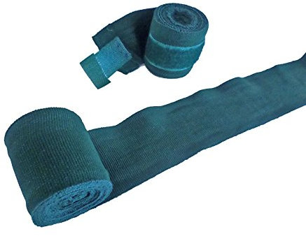 Budodrake Boxbandagen 350 cm, 5-er Pack, Elastisch grün