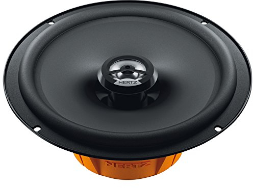 Hertz DCX 165.3 – 165-mm 2-Wege-Koaxiallautsprecher mit wasserabweisendem Papierkonus, 26-mm-PEI-Kalottenhochtöner, integriertem Crossover, 120 W Peak, 93 dB SPL