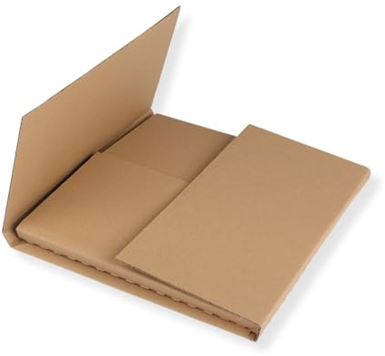50 St. LP Export Versandkartons für variabel 1-10 St. Vinyl Schallplatten 2-wellig Maxi Single Versandtasche Box sehr stabil