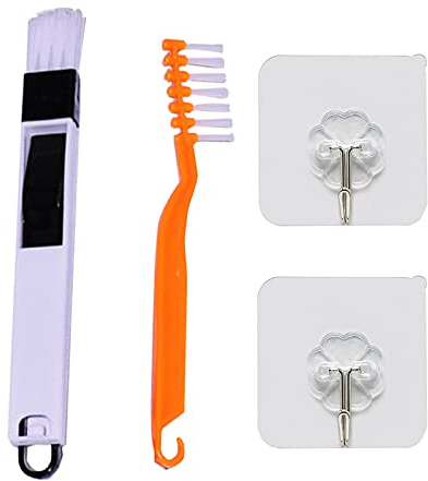 Cepillo de Limpieza para Ventana, con recogedor, Puerta corredera Teclado Cepillo Limpia, Type 1