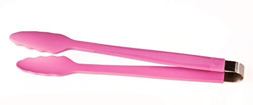 Kochblume Gourmetzange | Premium-Silikon & BPA frei| Hitzebeständig | Spülmaschinenfest | 33,5cm | Farbe: pink