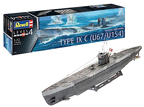 Revell 05166 German Submarine Type IX C U67/U154