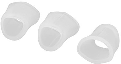 Sourcingmap Silicone Teapot Tea Pot Spout Cover Sleeve Protector 3pcs White