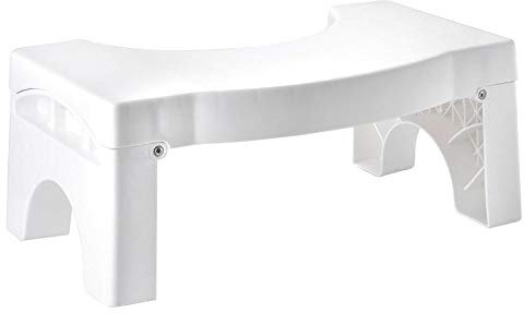 TekBox TOILET STOOL Bathroom Squatting Position Step (Folding Stool)
