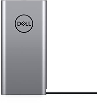 Dell Power Bank Plus USB-C (65 W) PW7018LC und Adapter E5 (DK), 0451-BCFZ (PW7018LC und Adapter E5 (DK) mit 1 m Kabel PW7018LC, Silber, Handy/Smartphone, Notebook/Netbook,)