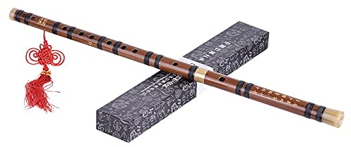 Btuty Flöte – Pluggable Bitter Bamboo Flöte Dizi traditionell chinesische Hand Holz Musikinstrument Schlüssel D Studienleistung