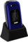 SAIET - Cellulare per Senior Facile da Usare SCUDOtre+ - Telefono per Anziani Tasti e Caratteri Grandi - con Doppio Display Audio Amplificato - Blu