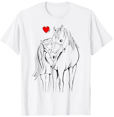 Horses Girls Rider Horse Lover T-Shirt