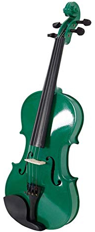 Violine Anfänger NEU 4/4 Akustik Geigens Case Bogen Rosin Grün - Geigenset for Kinder Anfänger Erwachsene Erwachsene