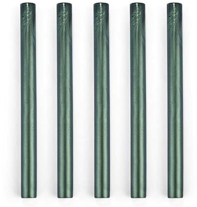 13cm lang 5pc DIY Siegelwachs-Sticks zum Schmelzen von Klebepistolen Siegellack-Sticks Hochzeitsfeier Einladung Siegellack für Geschenk-grün