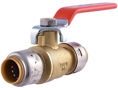 SharkBite UR22222A Brass Push Ball Valves