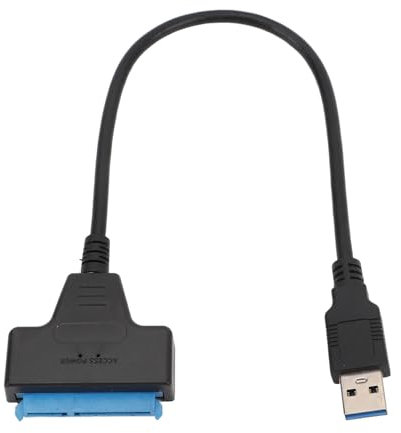 Câble SATA vers USB3.0, Adaptateur de Disque Dur USB 3.0 vers SATA, Plug and Play, Convertisseur Externe pour Transfert de Données SSD HDD, pour Windows 98 2000 XP 7 8 pour OS X