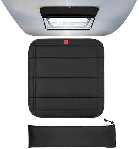 Protection de fenêtre magnétique pour camping-car - Protection solaire pliable pour fenêtre de toit - Facile à installer - de ventilation de toit pour camping-car