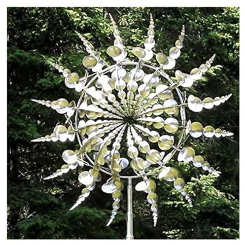 ZCCMWLVSHUO Moulin A Vent Repulsif Oiseaux Roue à Vent Unique en 3D, Objet Deco Jardin ImperméAble Et Antirouille, Moulin+à+Vent+Jardin Convient pour La DéCoration De La Pelouse,C