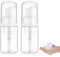 2 Stück Schaumspender 30 ml Reisen Schaumspenderflasche Klar Seifenspender Tragbare Schaumflasche Nachfüllbarer Schaumseifenspender Mini Pumpspender für Schaum Shampoo Kosmetik (30 ml)