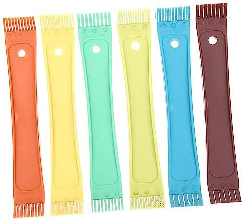 KICHOUSE Bürstensatz Für Klimaanlagenlamellen 6-teilig Kühlerlamellen Zum Richten Der Ac-kondensatorlamellen