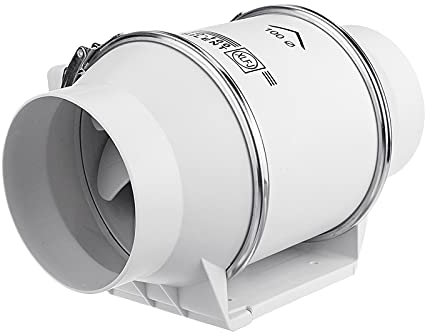 Souffleur Centrifuge, Ventilateur de 4 pouces Ventilateur à faible bruit Souffleur de ventilateur de ventilateur d'air hydroponique for ventilateur d'air for la salle de bain à la maison Ventilation d