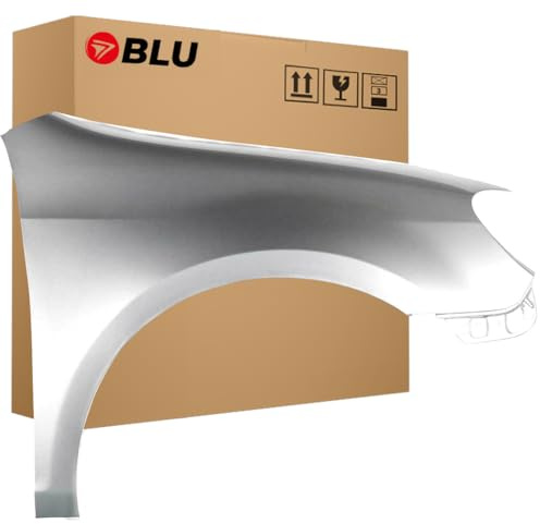 BLU Kotflügel Passend für Volkswagen GOLF VI 6 KOMBI LA7W Rechts Silber | 2008-2016 | Vorderseite Vorne | Lackiert | Einbaufertig