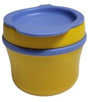 Tupperware Frigorifero colorato, mini barattolo Uno da 150 ml, giallo, blu, contenitore salvafreschezza Julchen