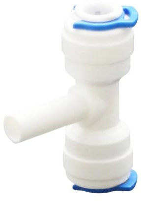 KLVN 1 x Umkehrosmoseanlage Aquarium T-Stück T-Stück T-Stück Verbinder OD Schlauch auf 1/4 Zoll Schlauch Schnellanschluss Kunststoff (B 3/4 Zoll)