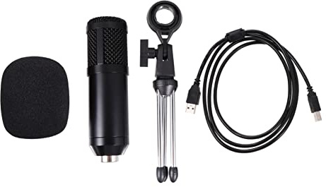 WHAMVOX 1Satz Kondensatormikrofon USB für PC und Notebook Professionelles Aufnahmemikrofon mit Erweitertem Frequenzgang für Gesang und Podcasts Minimiert Hintergrundgeräusche