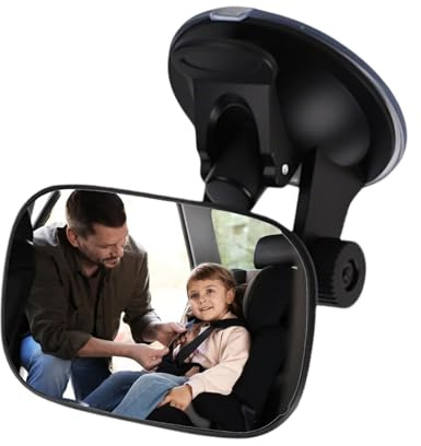 Miroir De Voiture Pour | Verre À Rotation 360 Degrés - Miroir À Rotation 360 Degrés Pour Siège Auto Orienté L'Arrière - Pour Voyage Enfant Arrière Camion et Voiture